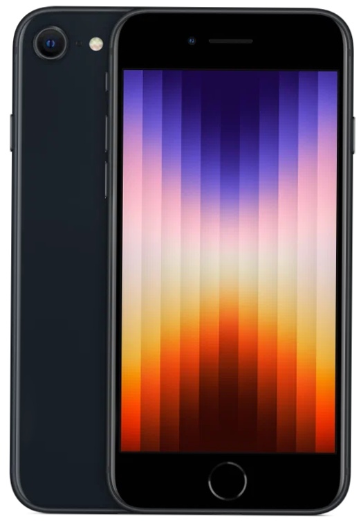 Apple iPhone SE (2022) 128GB (черый) в Тюмени
